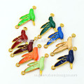 canary paint adapting piece zinc alloy animal copper jewelry accessories finding